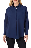 Foxcroft Lacey Non-Iron Popover Tunic Top at Nordstrom