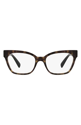 Versace 53mm Optical Glasses in Havana/Demo Lens at Nordstrom