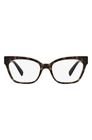 Versace 53mm Optical Glasses in Havana/Demo Lens at Nordstrom