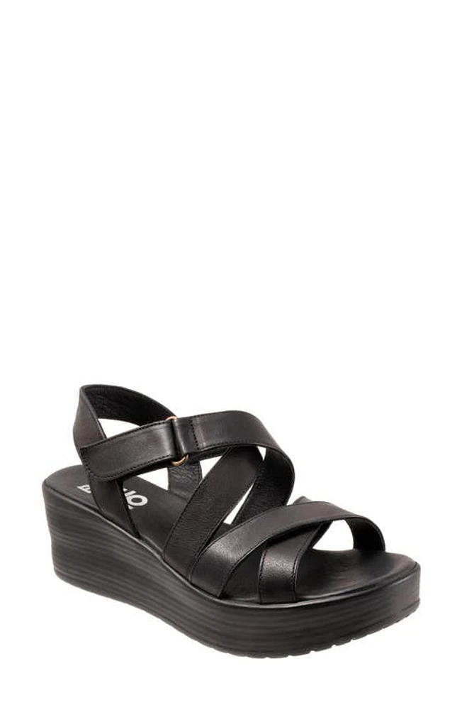 Bueno Nadia Platform Wedge Sandal in Black at Nordstrom, Size 10Us