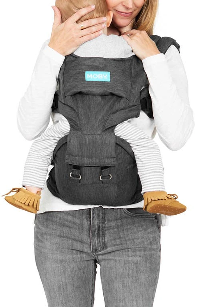 MOBY 2-in-1 Baby Carrier & Hip Seat in Grey at Nordstrom