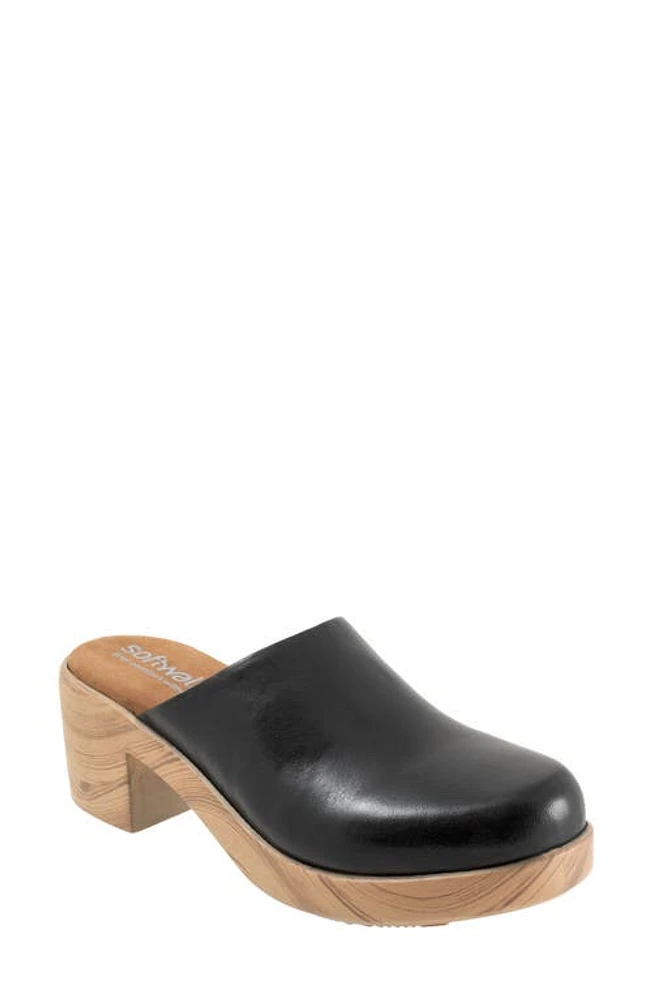 SoftWalk Felida Platform Mule Black at Nordstrom,