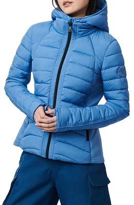 Bernardo Hooded Quilted Water Repellent Jacket at Nordstrom,