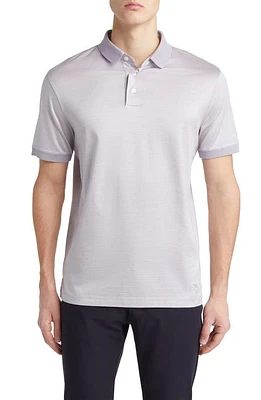 Emporio Armani Micro Pattern Polo Lilac at Nordstrom,