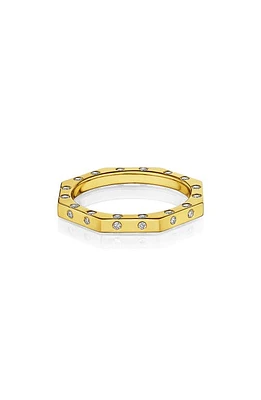 ManLuu Doudou Narrow Diamond Ring in Yellow Gold at Nordstrom, Size 7