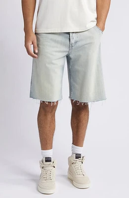 FRAME Skater Raw Hem Shorts Alvin at Nordstrom,