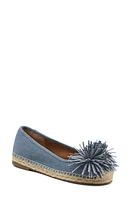 Charles by David Omen Espadrille Flat Light Blue at Nordstrom,