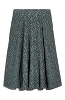 Madewell Bitsy Bouquet Cotton Voile Maxi Skirt in Architect Green at Nordstrom, Size 16W