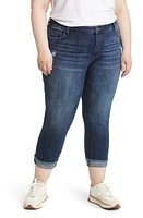 KUT from the Kloth Amy Crop Straight Leg Jeans Prestigious at Nordstrom,