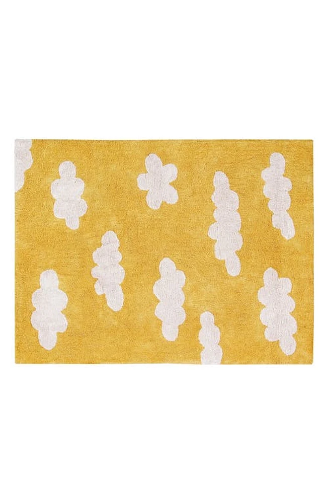 Lorena Canals Clouds Rug in Clouds Mustard at Nordstrom