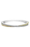 LAGOS Caviar Lux Diamond Bangle in Silver/Diamond at Nordstrom, Size 7 In