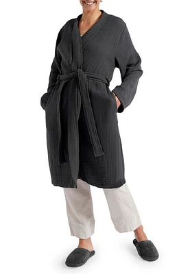 Parachute Gender Inclusive Cloud Cotton Robe in Coal at Nordstrom