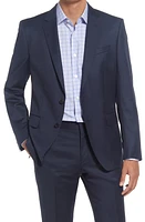 BOSS Slim Fit Solid Wool Suit Jacket Navy at Nordstrom,