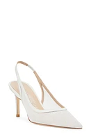 Stuart Weitzman Stuart 75 Slingback Pump in White. at Nordstrom, Size 6.5