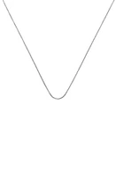 Monica Vinader Box Chain Necklace in Silver at Nordstrom