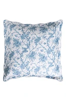 Matouk San Cristobal Cotton Quilted Euro Sham in Sky at Nordstrom