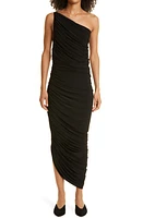 Norma Kamali Diana One-Shoulder Gown Black at Nordstrom,