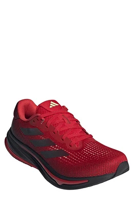 adidas Supernova Rise Running Shoe in Scarlet/Black/Green Spark at Nordstrom, Size 9