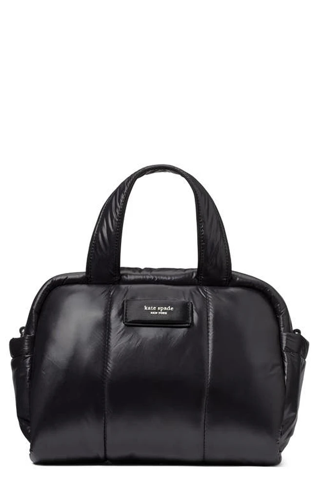 Kate Spade New York choux puffy satchel in Black at Nordstrom