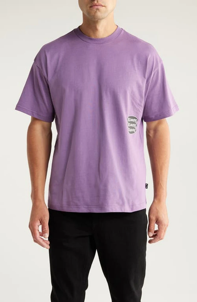 Billabong Logo Cotton Graphic T-Shirt Dusty Grape at Nordstrom,