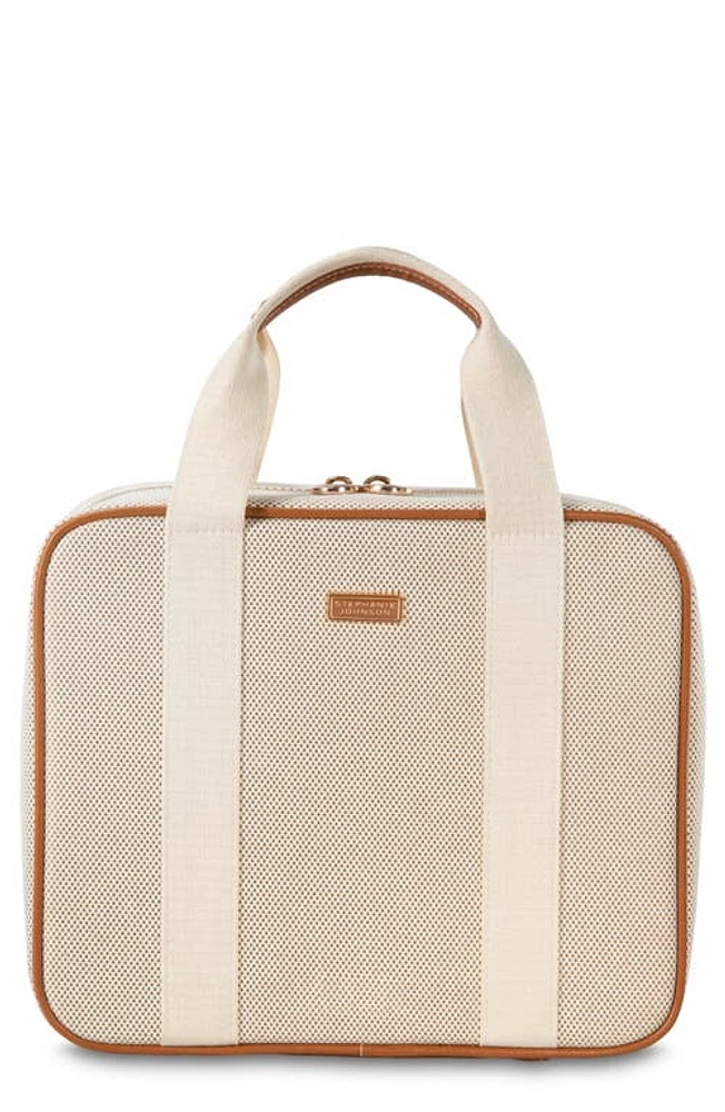 Stephanie Johnson Tropea Ivory Martha Large Briefcase Cosmetics Case at Nordstrom