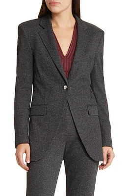 BOSS Jubeka Blazer Charcoal Twill Fantasy at Nordstrom,