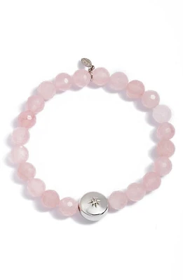 Anzie Boheme Beaded Bracelet in Rose Quartz at Nordstrom, Size 7.5