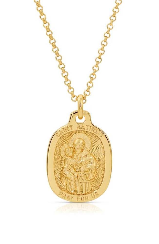 Joy Dravecky Saint Anthony Pendant Necklace in Gold at Nordstrom