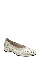 David Tate Laser Cut Ballet Flat Calf at Nordstrom,