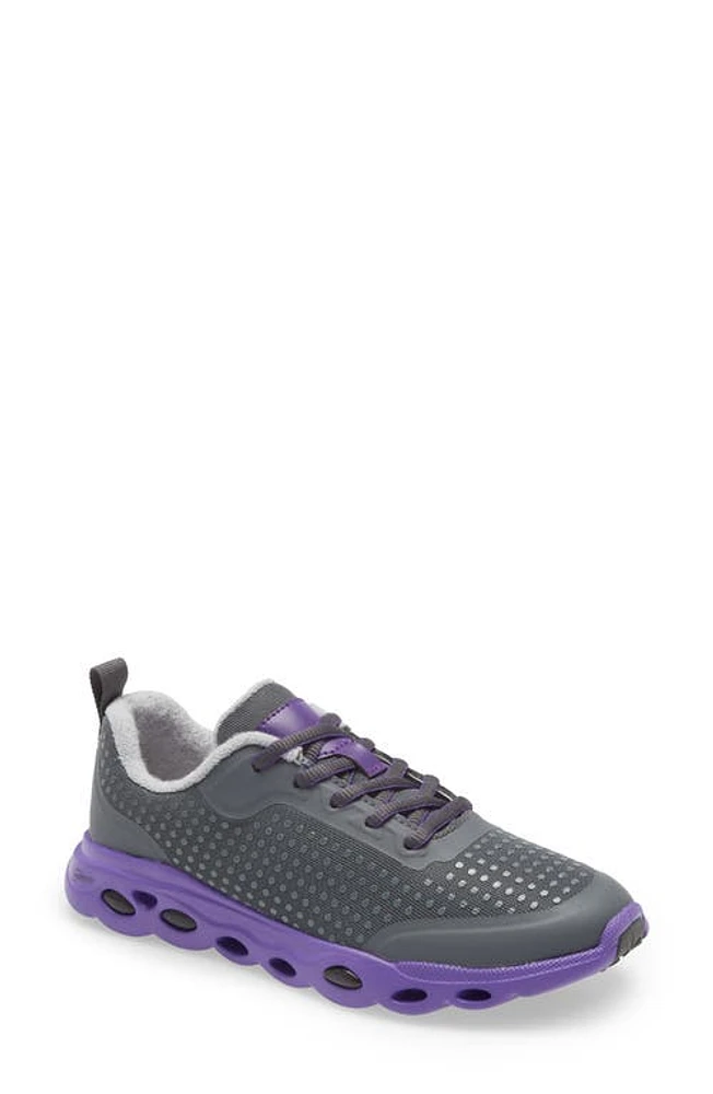 ara Montclair Sneaker Graphite /Purple at Nordstrom,