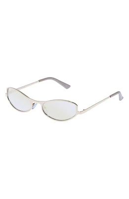 AIRE Retrograde 55mm Oval Sunglasses in Gold at Nordstrom