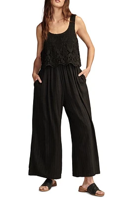 Lucky Brand Lace Bodice Jumpsuit at Nordstrom,