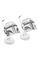 Cufflinks, Inc. 3D Boba Fett Cuff Links in Silver at Nordstrom