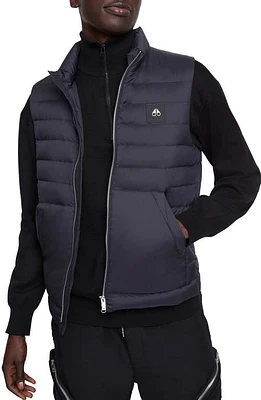 Moose Knuckles Air Down 2 Puffer Vest Black at Nordstrom,