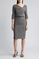 Black Halo Jackie Belted Sheath Dress Dashing Duchess at Nordstrom,