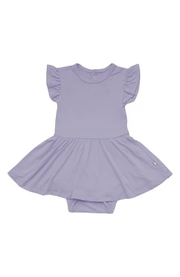 Kyte BABY Ruffle Skirted Bodysuit in Taro at Nordstrom