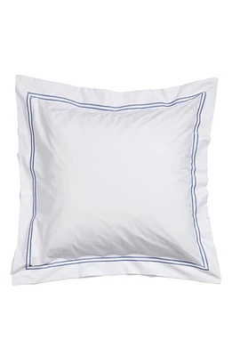 SFERRA Grande Hotel Euro Sham in White/Cornflower at Nordstrom