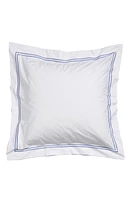 SFERRA Grande Hotel Euro Sham in White/Cornflower at Nordstrom