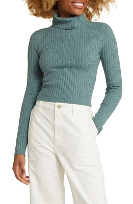 BP. Rib Crop Turtleneck Sweater at Nordstrom,