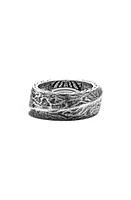 John Hardy Men's Classic Chain Reclaimed Band Ring in Silver at Nordstrom, Size 11