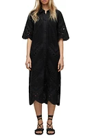 AllSaints Meria Broderie Shirtdress at Nordstrom,