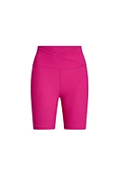 ELECTRIC YOGA Rib Biker Shorts Pink Yarrow at Nordstrom,