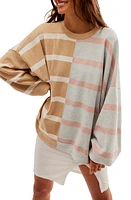 Free People Uptown Stripe Sweatshirt Combo at Nordstrom,