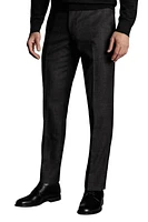 Charles Tyrwhitt Slim Fit End On Ultimate Performance Suit Trouser Charcoal Grey at Nordstrom,