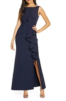 Eliza J Ruffle Front Gown at Nordstrom,