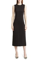 Nordstrom Sleeveless Sculpted Scuba Dress at Nordstrom,