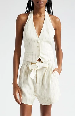 A. L.C. Woodson Halter Vest Cream/Black Stripe at Nordstrom,