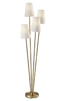 ADESSO LIGHTING Wentworth Floor Lamp in Antique Brass at Nordstrom