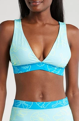 TomboyX Reversible Plunge Bikini Top at Nordstrom,