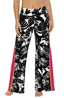 Trina Turk Lennox Cover-Up Pants Black/Vanilla at Nordstrom,